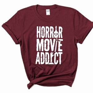 Horror movie addict tee 💀